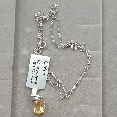 925 silver yellow citrine - 925,