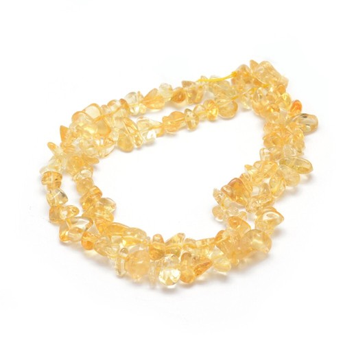Citrine gemstone bead chips - citrine,