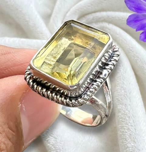 Citrine gemstone handmade 925 - citrine,