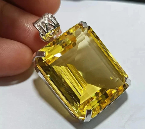 Natural yellow citrine - yellow,
