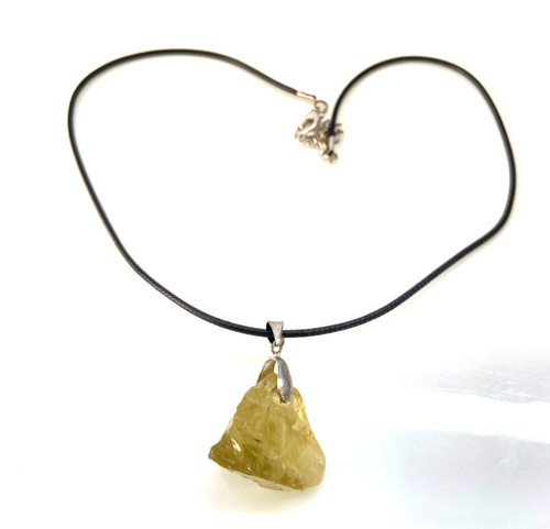 Natural citrine crystal