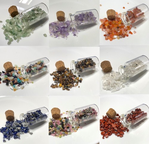 Gemstone wishing bottle semi - gemstone,