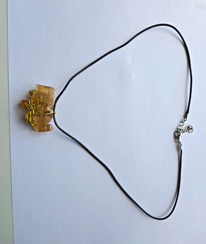 Genuine citrine quartz crystal - citrine,