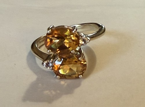 9K Gold Mandarin Citrine
