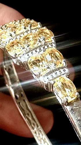 Bangle bracelet citrine - bangle,
