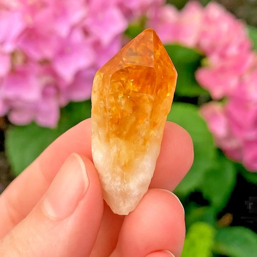 Natural raw citrine - citrine, rough