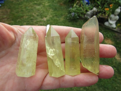 Citrine crystal points - x,