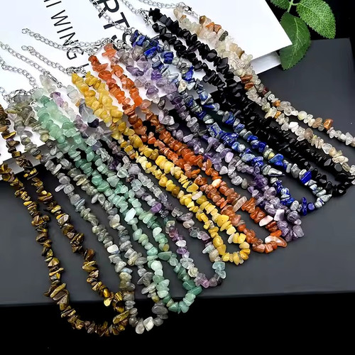 Chip bead natural crystal - chip,