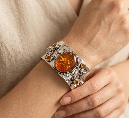 925 sterling silver amber with - sterling,
