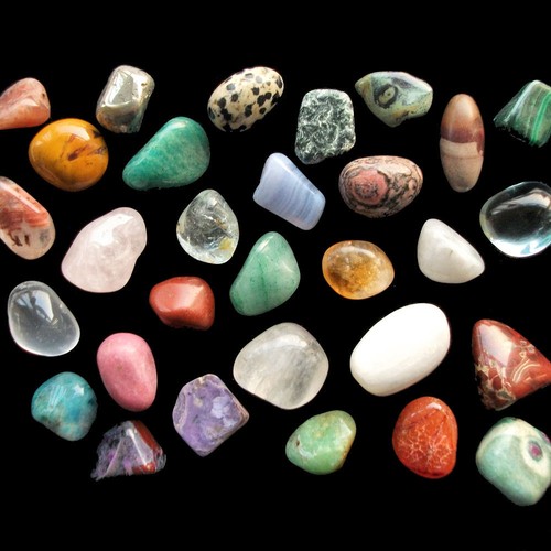 Crystal tumble stone - crystal,