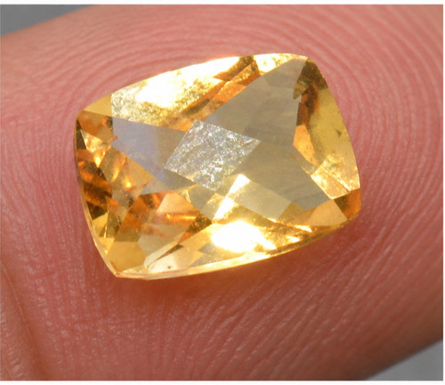 Natural golden yellow citrine - natural,