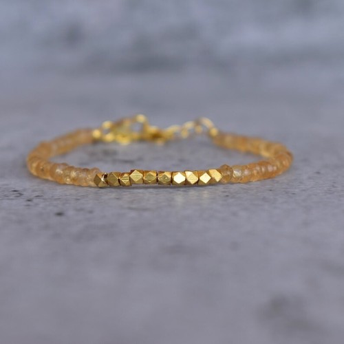 Citrine pyrite faceted - citrine, &