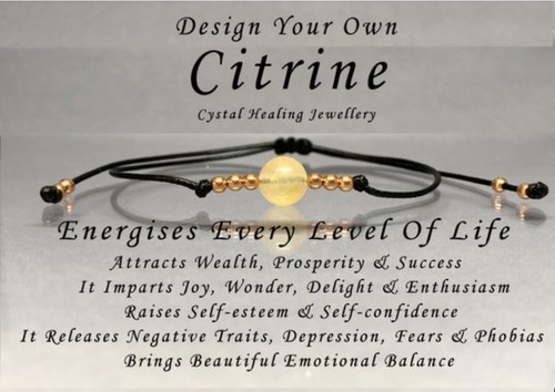 Citrine healing bracelet - citrine,