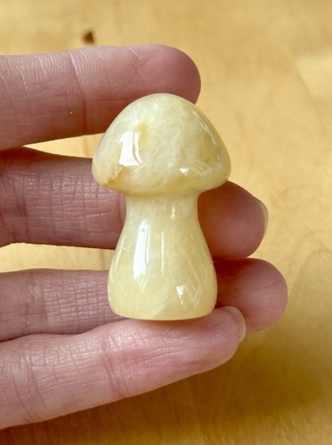 Citrine crystal mushroom - citrine,