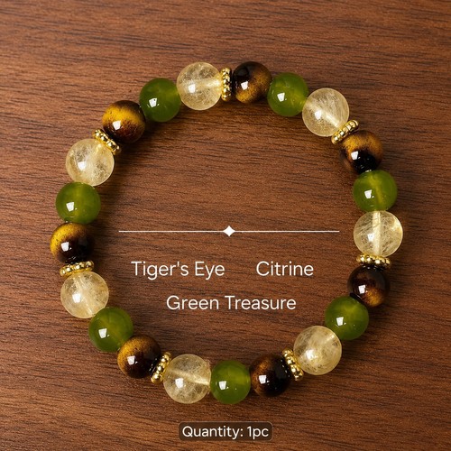 Tiger eye citrine green - tiger’s, &
