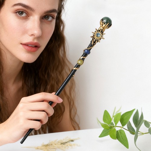 Amethyst crystal magic wand - magic,