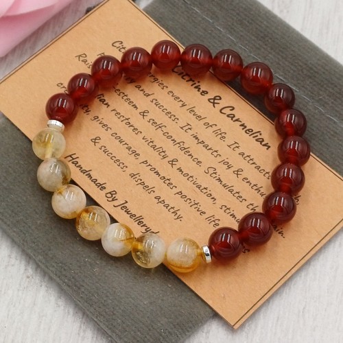 Citrine red carnelian - citrine,
