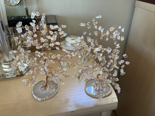 Set citrine gemstone - set, tress