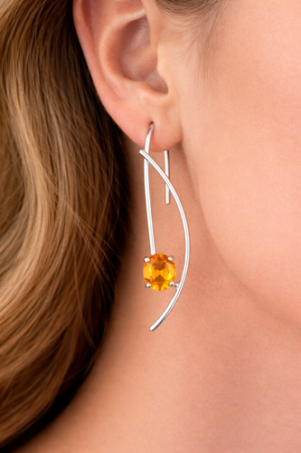 Natural citrine gemstone 925 - citrine,