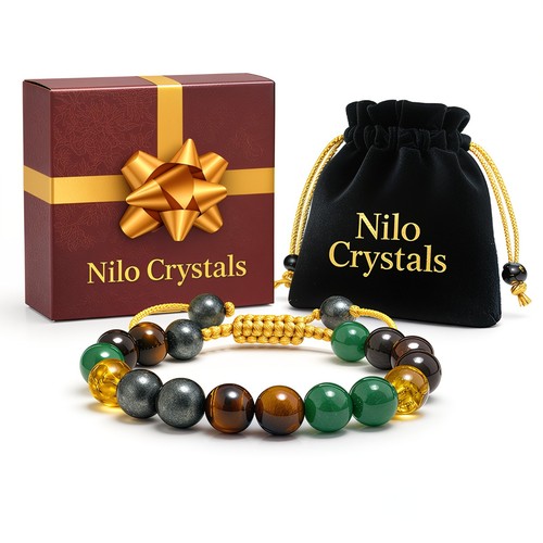 Money magnet crystal bracelet - magnet,