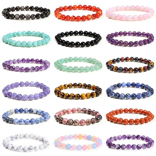 Natural stone beads - natural,