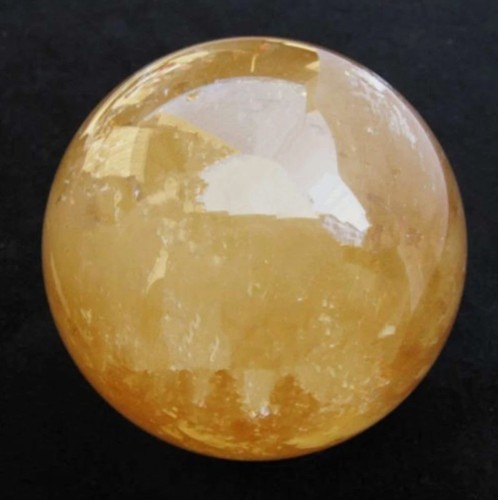 Natural citrine calcite quartz - natural,