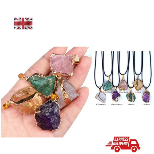 Natural stone necklace - natural,