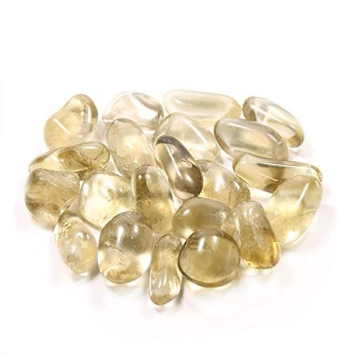 Natural citrine tumble stone - natural,