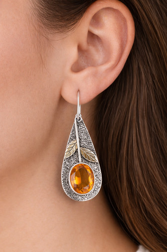 Citrine gemstone 925 - gemstone,