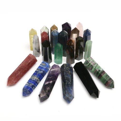 Natural crystal point wand - natural,