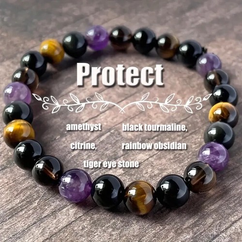 Protect bracelet amethyst - protect, bracelet,