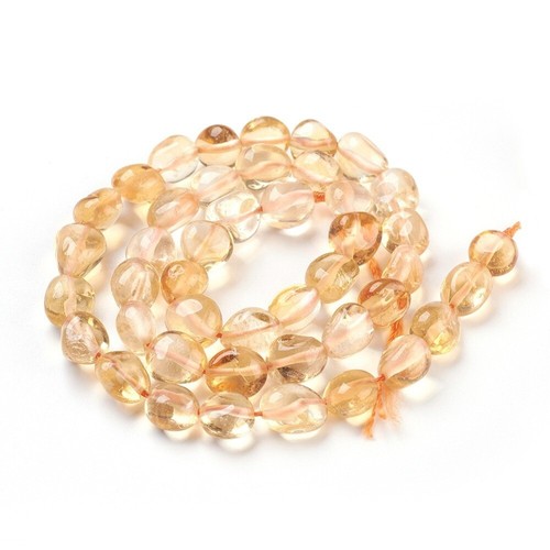 Citrine gemstone nugget - gemstone, beads